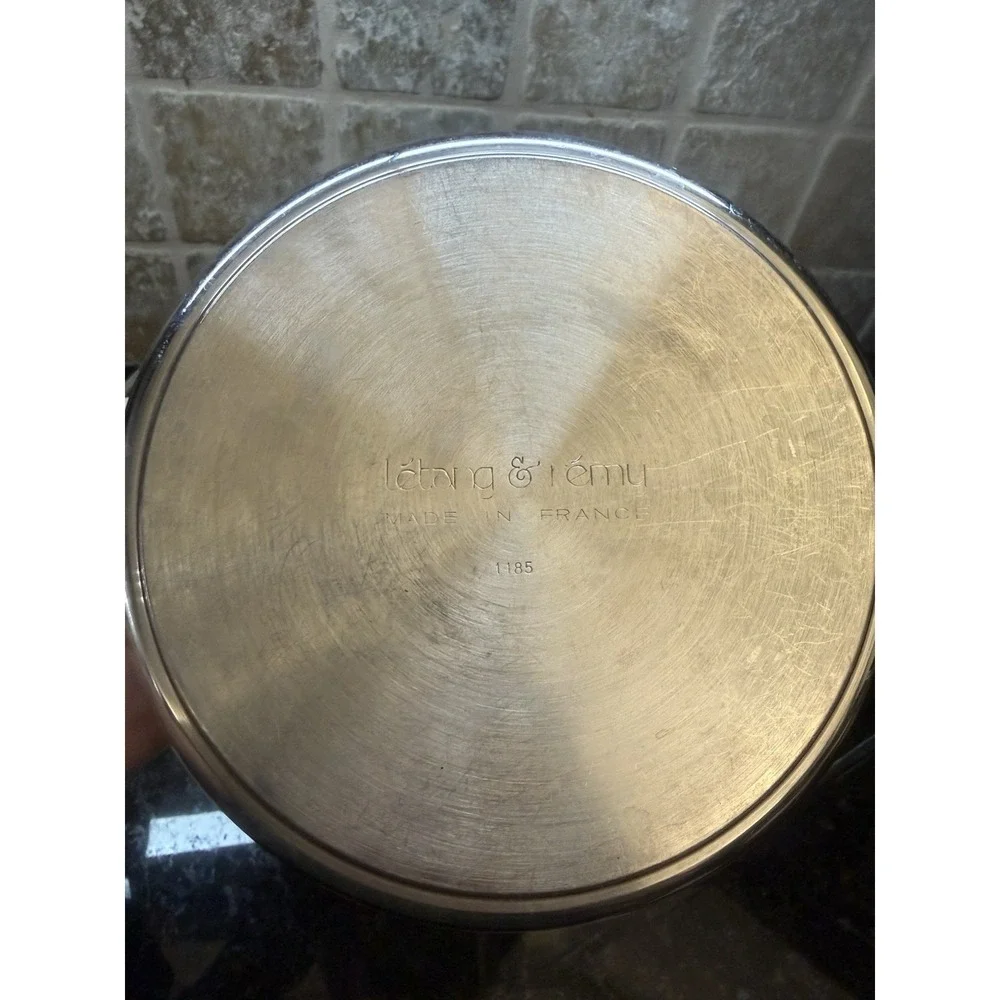 VTG 8 Piece Set of LETANG REMY Triplinox 18-10 Stainless Cookware France